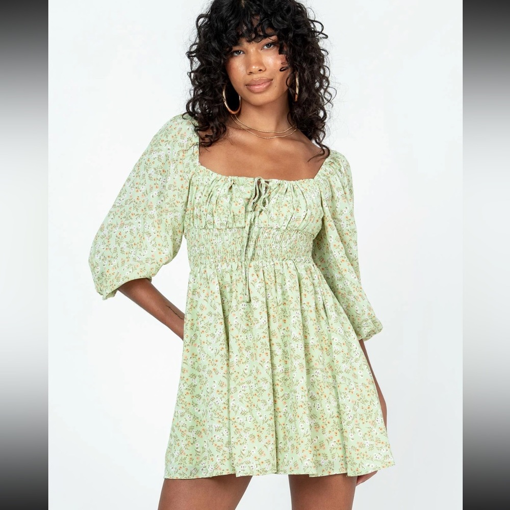 Princess Polly Evelyn Long Sleeve Mini Dress